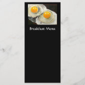 RACKKAART VOOR BREAKFAST MENU: EIEREN: KUNSTWERK MENU (Voorkant)