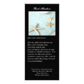 Rackkaartafdrukken, Sjablonen met spa of salon Reclamekaart (Achterkant)