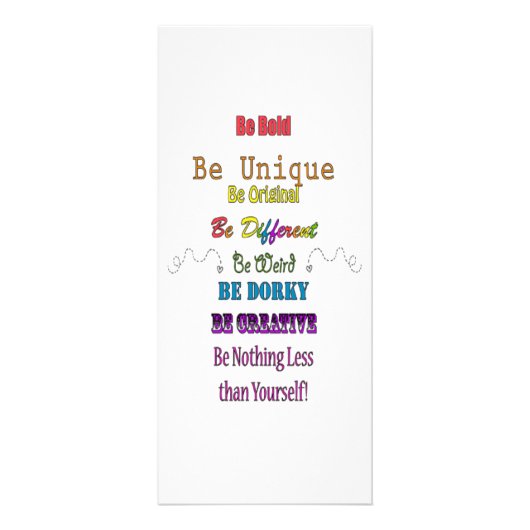 Rackkaarten Reclamekaart (Voorkant)