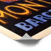 Rackrail MONTSERRAT Barcelona Poster (Hoek)