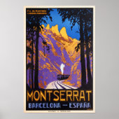 Rackrail MONTSERRAT Barcelona Poster (Voorkant)