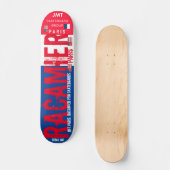RACMIER JMT PARIS 7 3/4" Skateboarddek Persoonlijk Skateboard (Voorkant)