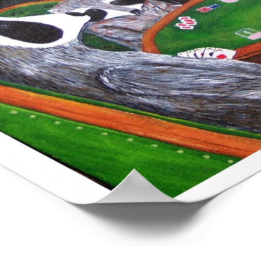 Racons poker poster (Hoek)