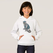 Racoon als ambachtsman met Frans (Voorkant volledig)