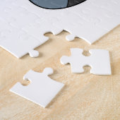 Racoon als Snowboarder met Snowboard Legpuzzel (Zijkant)