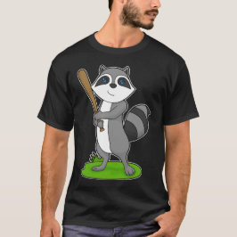 Racoon Baseball T-shirt