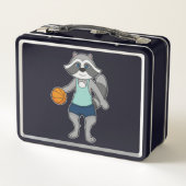 Racoon Basketball speler Basketball (Achterkant)
