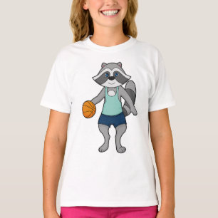 Racoon Basketball speler Basketball T-shirt