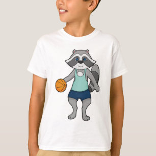 Racoon Basketball speler Basketball T-shirt