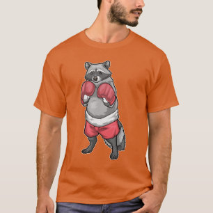 Racoon Boxer Bokshandschoenen Boksen T-shirt
