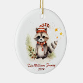 Racoon Christmas Family Ornament (Rechts)