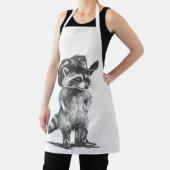 Racoon Cowboy Funny Racoon Graphic Meme Mannen Vro Schort (Insitu)