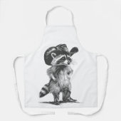 Racoon Cowboy Funny Racoon Graphic Meme Mannen Vro Schort (Voorkant)