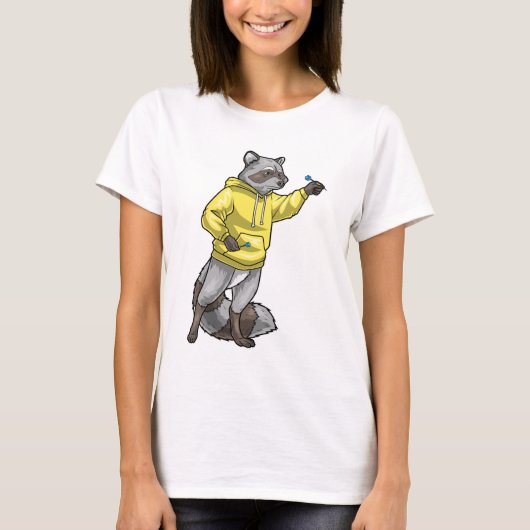 Racoon Darts Dart T-shirt (Voorkant)