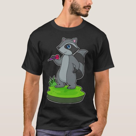 Racoon Darts Dart T-shirt (Voorkant)