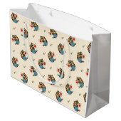 RACOON EN HEARTS  Cadeautas (Achterkant Gekanteld)