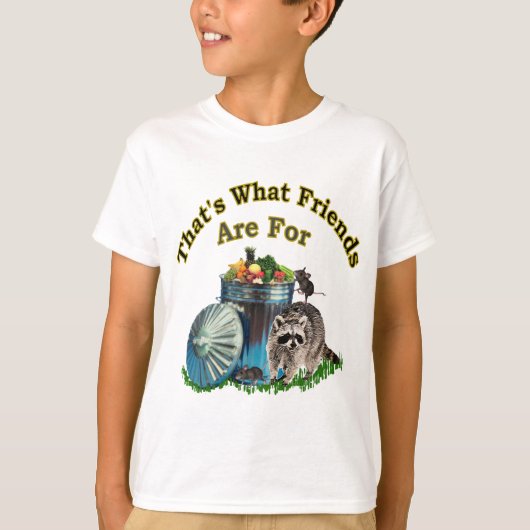 Racoon Friends T-shirt (Voorkant)