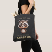 Racoon Geconcentreerd Geweldige Schattig Schattig  Tote Bag (Dichtbij)