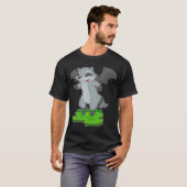 Racoon Halloween Vampire T-shirt (Voorkant volledig)
