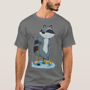 Racoon Ice Hockey Ice hockey stick T-shirt