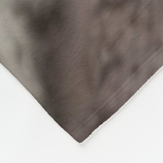 Racoon in boomgrot fleece deken (Hoek)