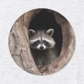 Racoon in boomgrot labels (Design 1)