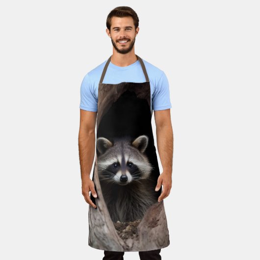 Racoon in boomgrot schort (Gedragen)