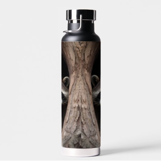 Racoon in boomgrot waterfles (Rechts)