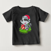 Racoon kerstbal (Voorkant)