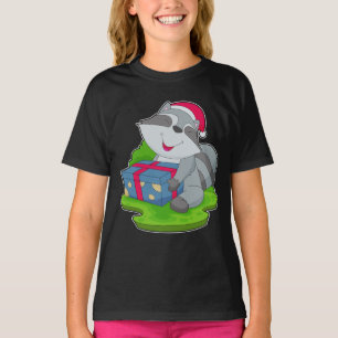 Racoon kerstpakket t-shirt