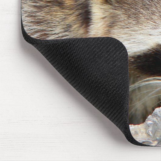 Racoon Mousepad Muismat (Hoek)