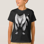 Racoon Shirt Adult Kids Men Women Racoon Costume  (Voorkant)