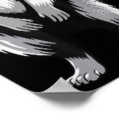 Racoon Shirt Adult Kids Men Women Racoon Costume  Poster (Hoek)