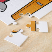 Racoon Skier Ski Legpuzzel (Zijkant)