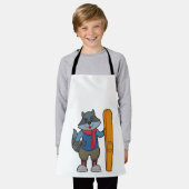 Racoon Skier Ski Schort (Gedragen)