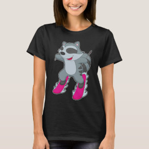 Racoon Skier Ski T-shirt