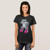 Racoon Skier Ski T-shirt (Voorkant volledig)