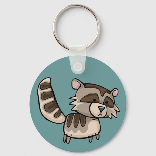 racoon sleutelhanger (Voorkant)