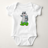 Racoon Soccer Soccer Romper (Voorkant)