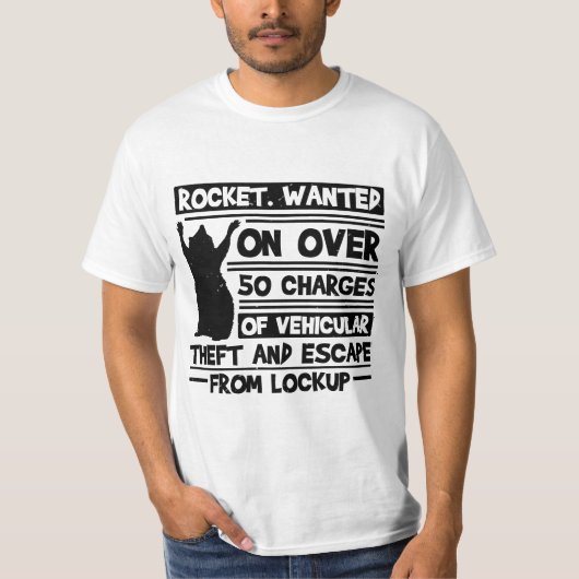 Racoon trash trash panda thief cat street t-shirt (Voorkant)