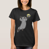 Racoon Volleybal T-shirt (Voorkant)
