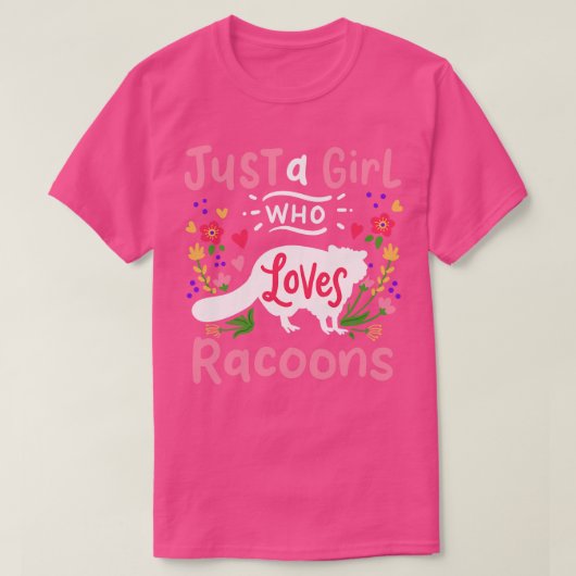 Racoons Racoon Lover 1 T-shirt (Design voorkant)