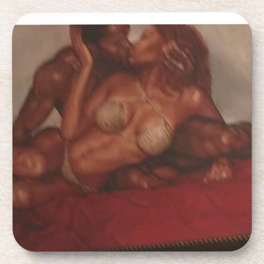 Racquel Evans Hard kunststof onderzetter (Voorkant)