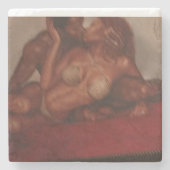 Racquel Evans Stone Onderzetter (Voorkant)