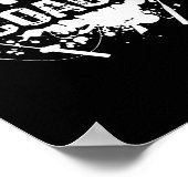 Racquet Smash Shuttle Coach Badminton  Poster (Hoek)