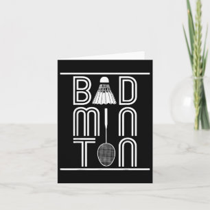 Racquet Smash Shuttle Player Badminton Kaart