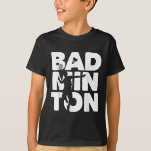 Racquet Smash Shuttle Speler Badminton T-shirt