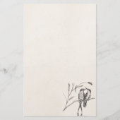  Racquet Tail Hummingbird Personalized Bird Briefpapier (Voorkant)