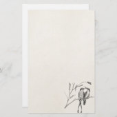 Racquet Tail Hummingbird Personalized Bird Briefpapier (Voorkant / Achterkant)