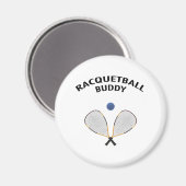Racquetball Buddy Magneet (Voorkant / Achterkant)